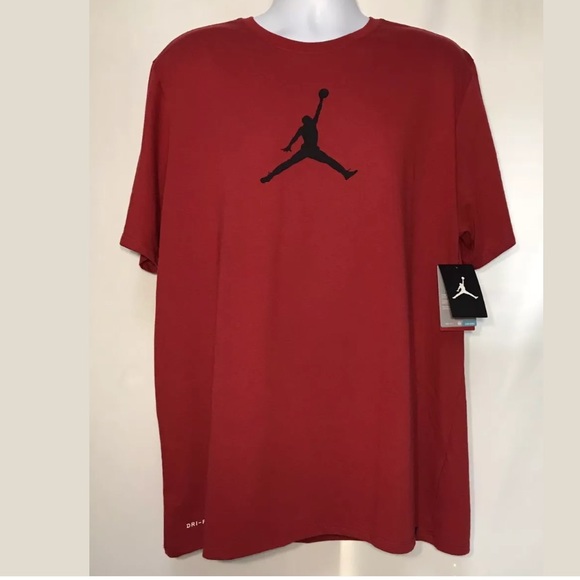 nike air jordan red t shirt